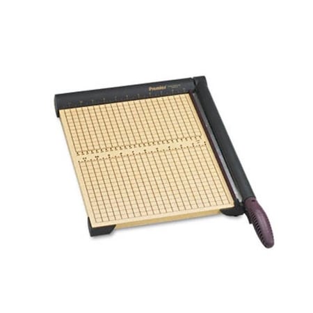 Martin Yale Premier Martin Yale T15 SharpCut 15-Sheet Paper Trimmer  Wood Base  17 1/2 x 12 T15